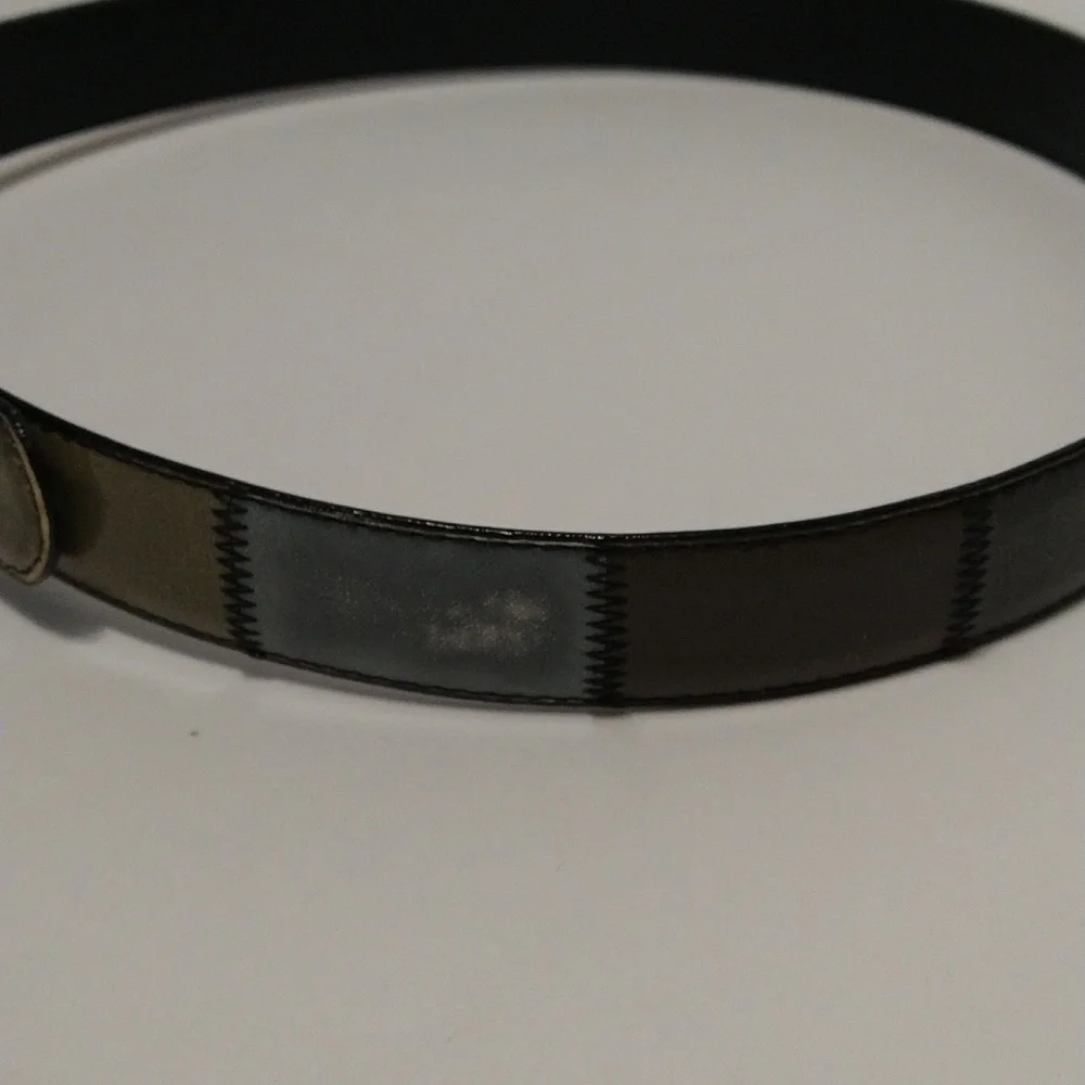 Women's Color Block Multi Color Belt Size M/L #1142